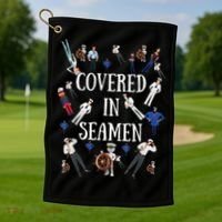 Funny Inappropriate Embarrassing Adult Humor Golf Towel thumb 1