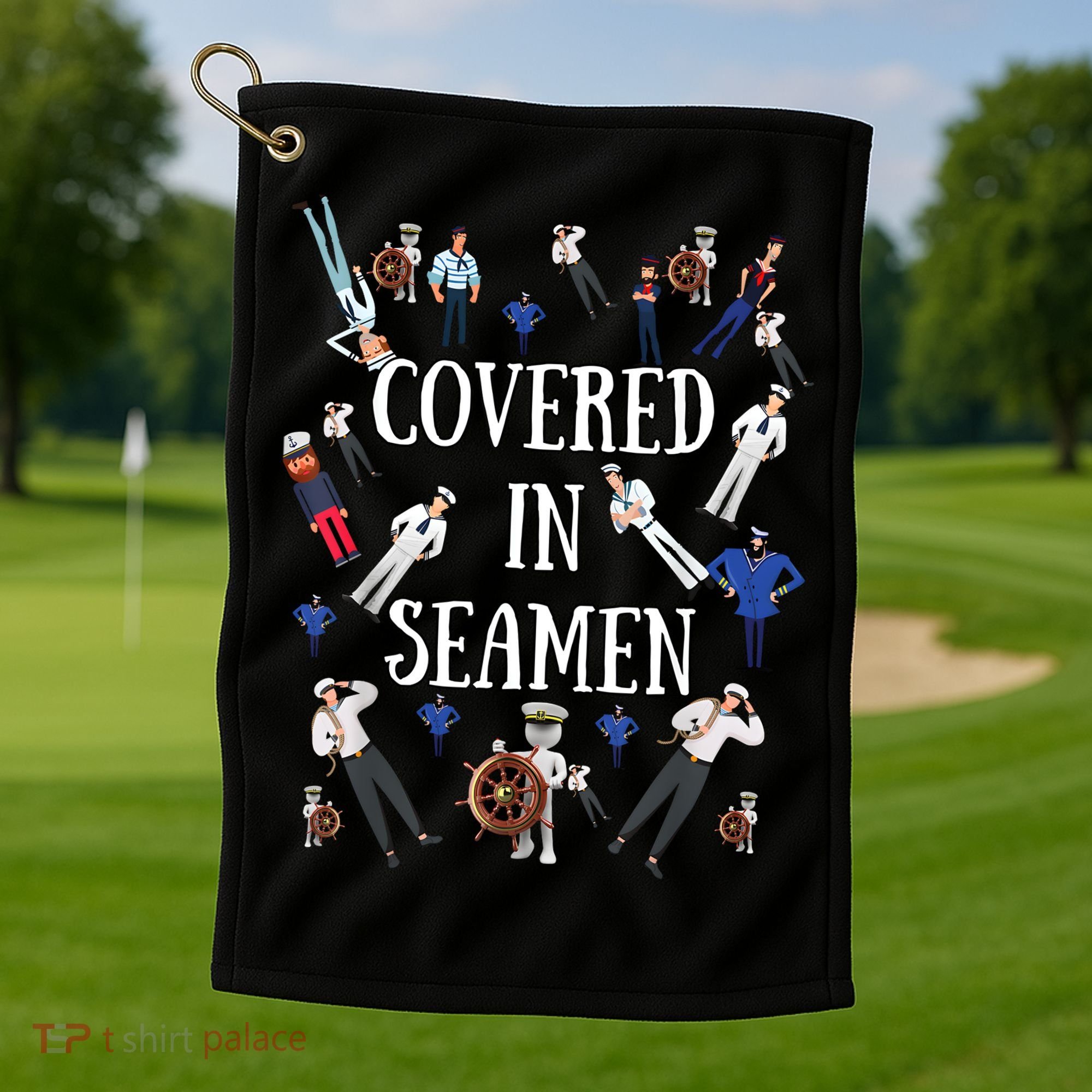 Funny Inappropriate Embarrassing Adult Humor Golf Towel