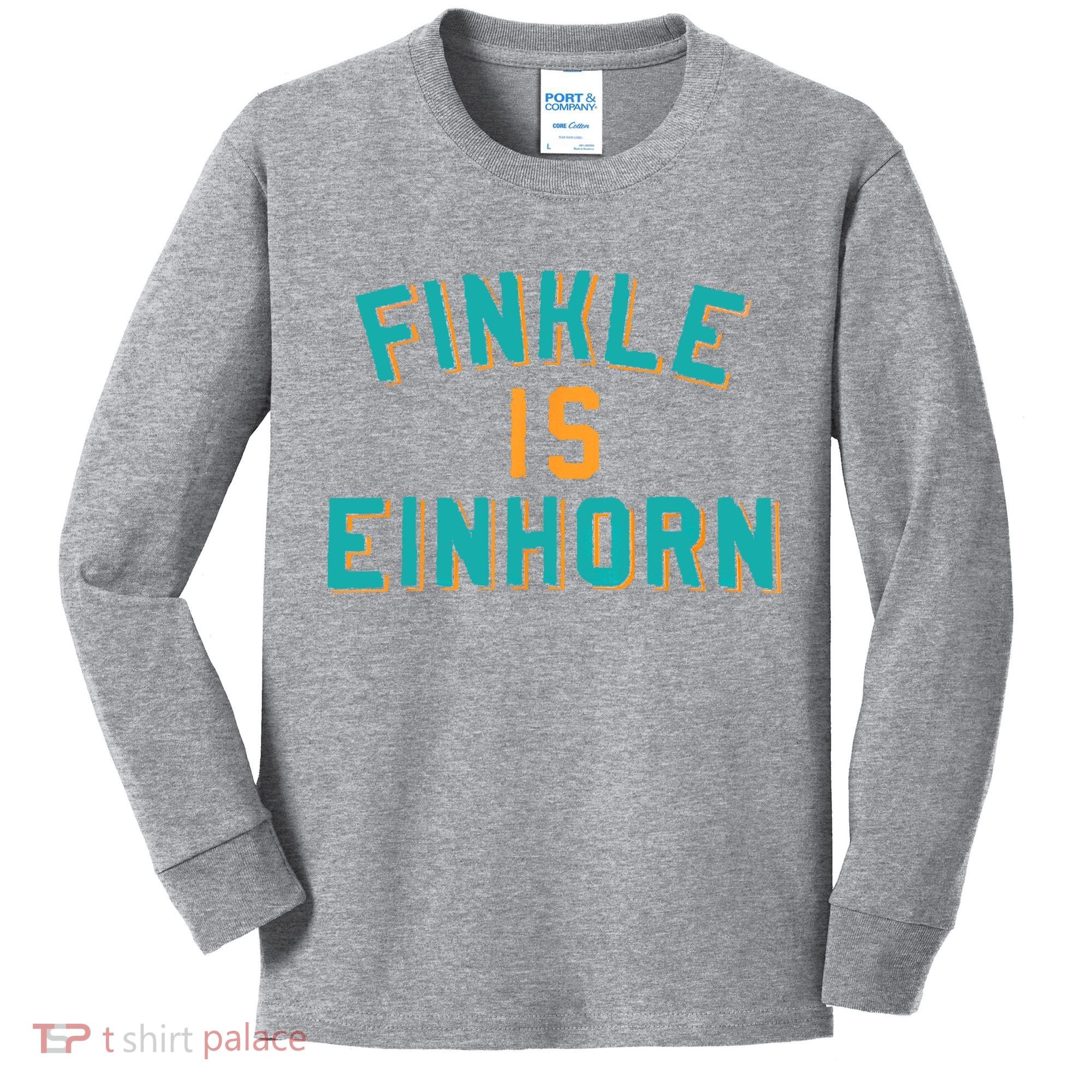 Finkle Is Einhorn Comedy Kids Long Sleeve Shirt