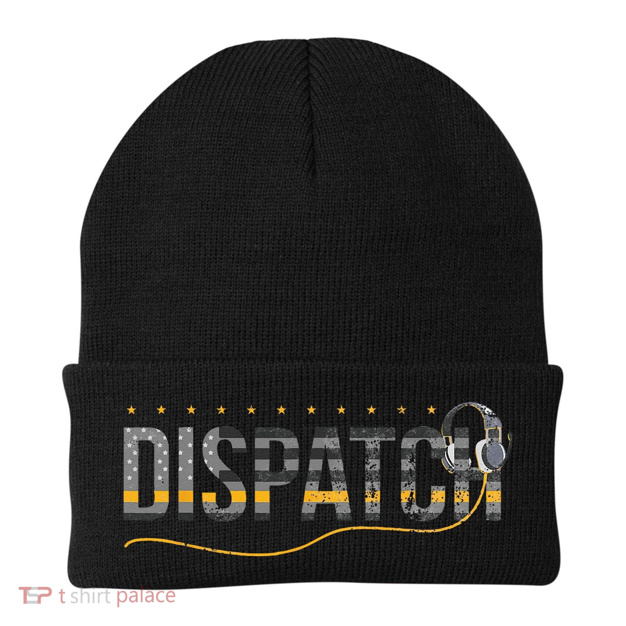 Fire I EMS I Police Or Thin Yellow Line For 911 Dispatcher Beanie