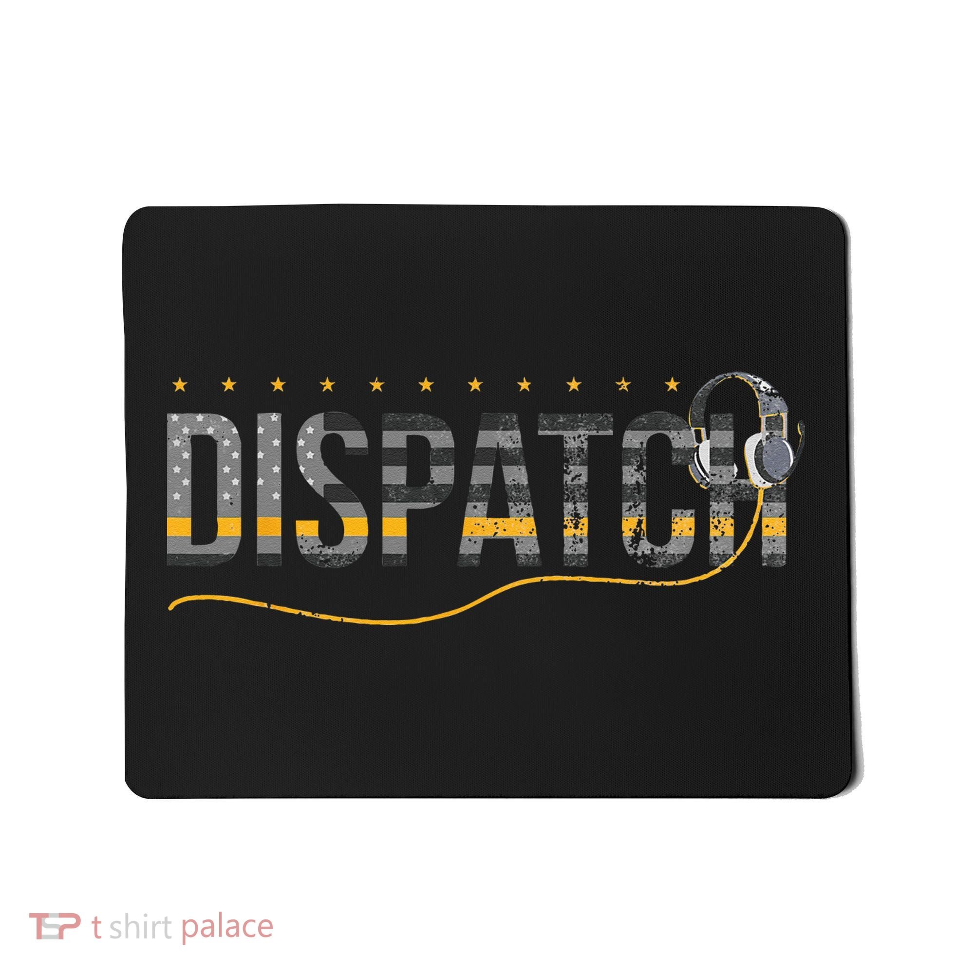 Fire I EMS I Police Or Thin Yellow Line For 911 Dispatcher Mousepad