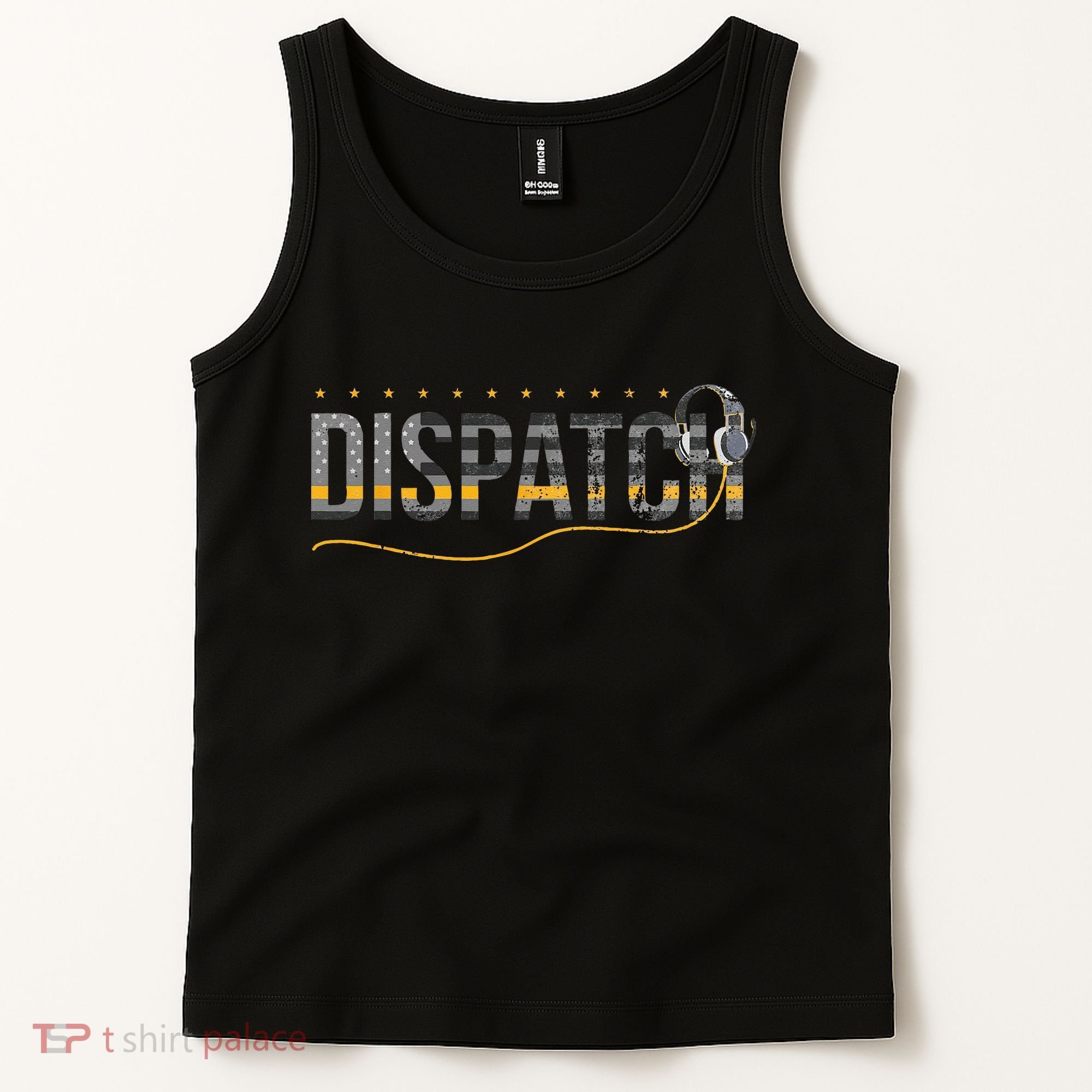Fire I EMS I Police Or Thin Yellow Line For 911 Dispatcher Tank Top