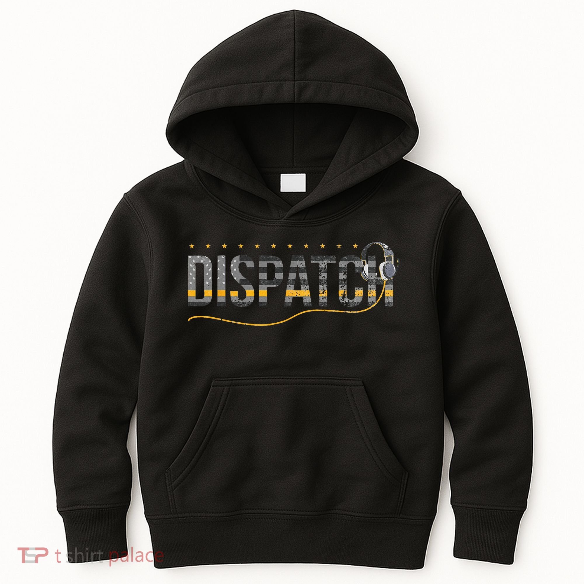 Fire I EMS I Police Or Thin Yellow Line For 911 Dispatcher Kids Hoodie