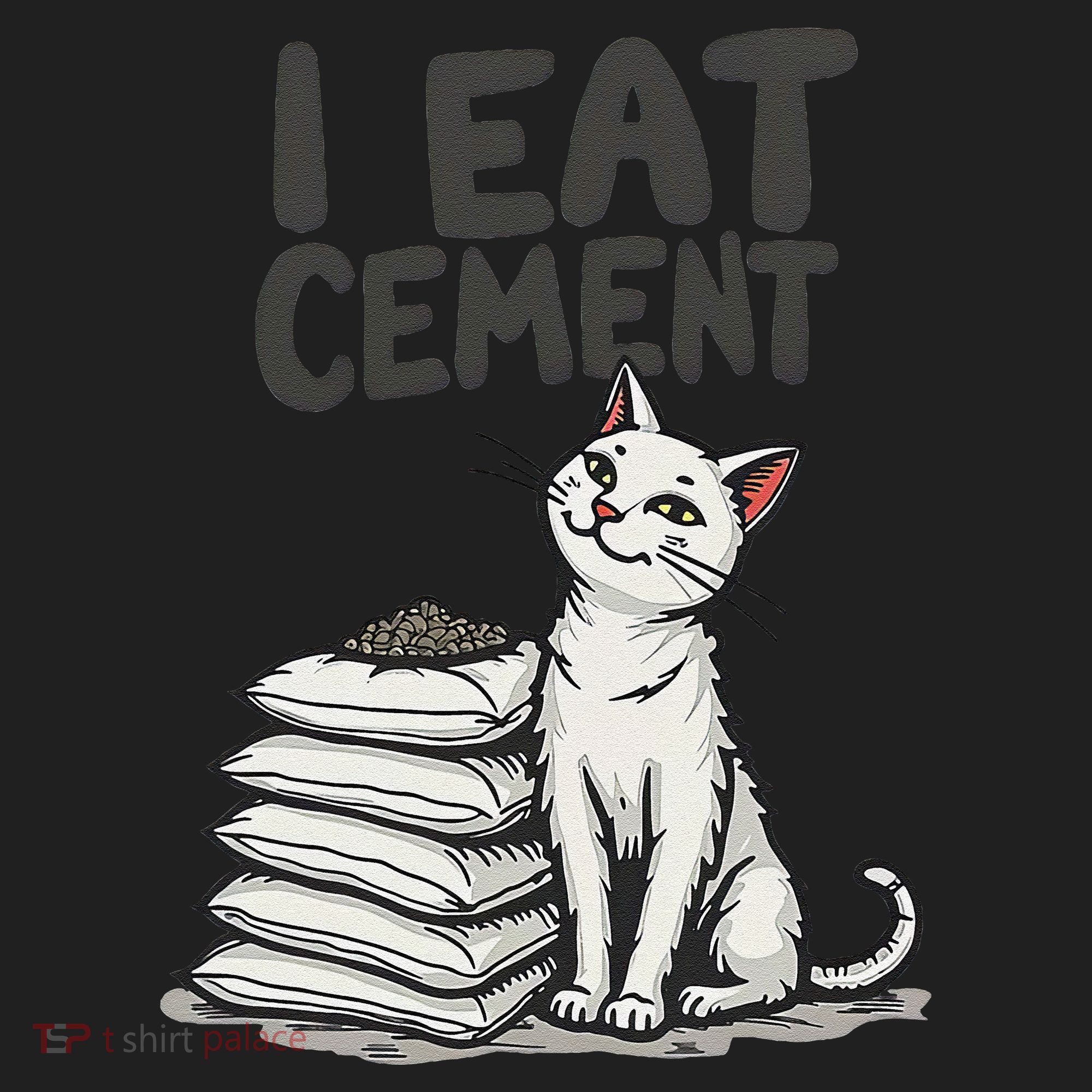 Funny I Eat Cement Meme Cat Beanie