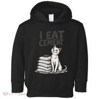 Funny I Eat Cement Meme Cat Toddler Hoodie thumb 0