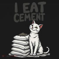Funny I Eat Cement Meme Cat Kids Long Sleeve Shirt thumb 2