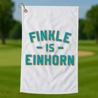 Finkle Is Einhorn Football Fans Golf Towel thumb 1