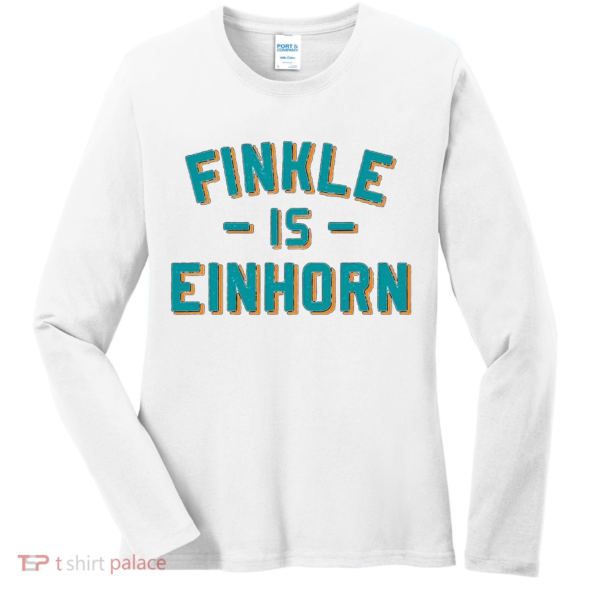 Finkle Is Einhorn Football Fans Women's Long Sleeve Shirt