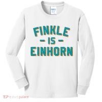 Finkle Is Einhorn Football Fans Kids Long Sleeve Shirt thumb 0