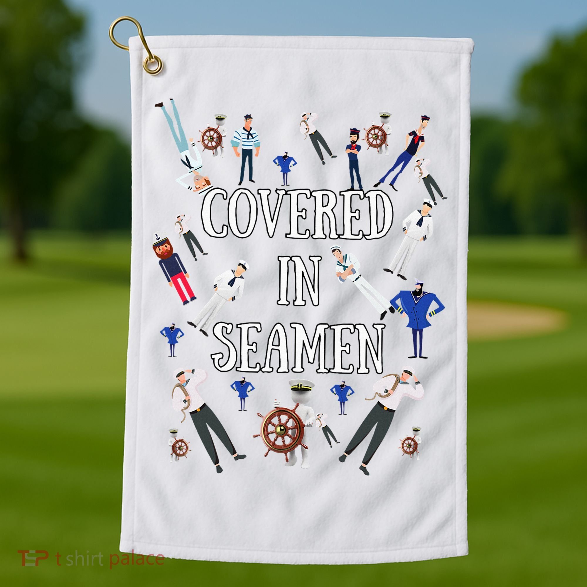 Funny Inappropriate Embarrassing Golf Towel