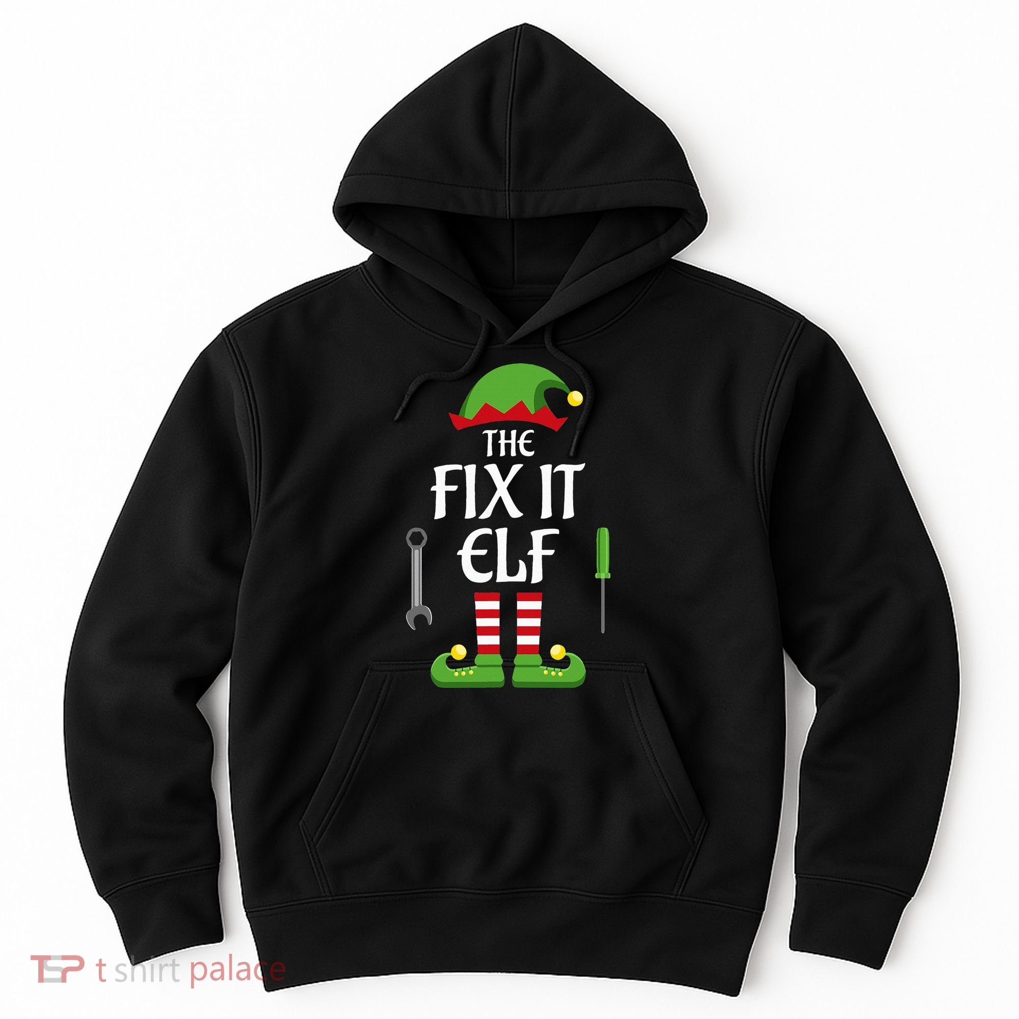Fix It Elf Family Matching Group Christmas Hoodie