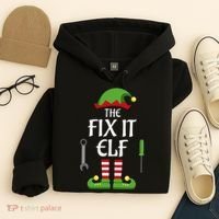 Fix It Elf Family Matching Group Christmas Hoodie thumb 4