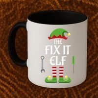 Fix It Elf Family Matching Group Christmas Coffee Mug thumb 2