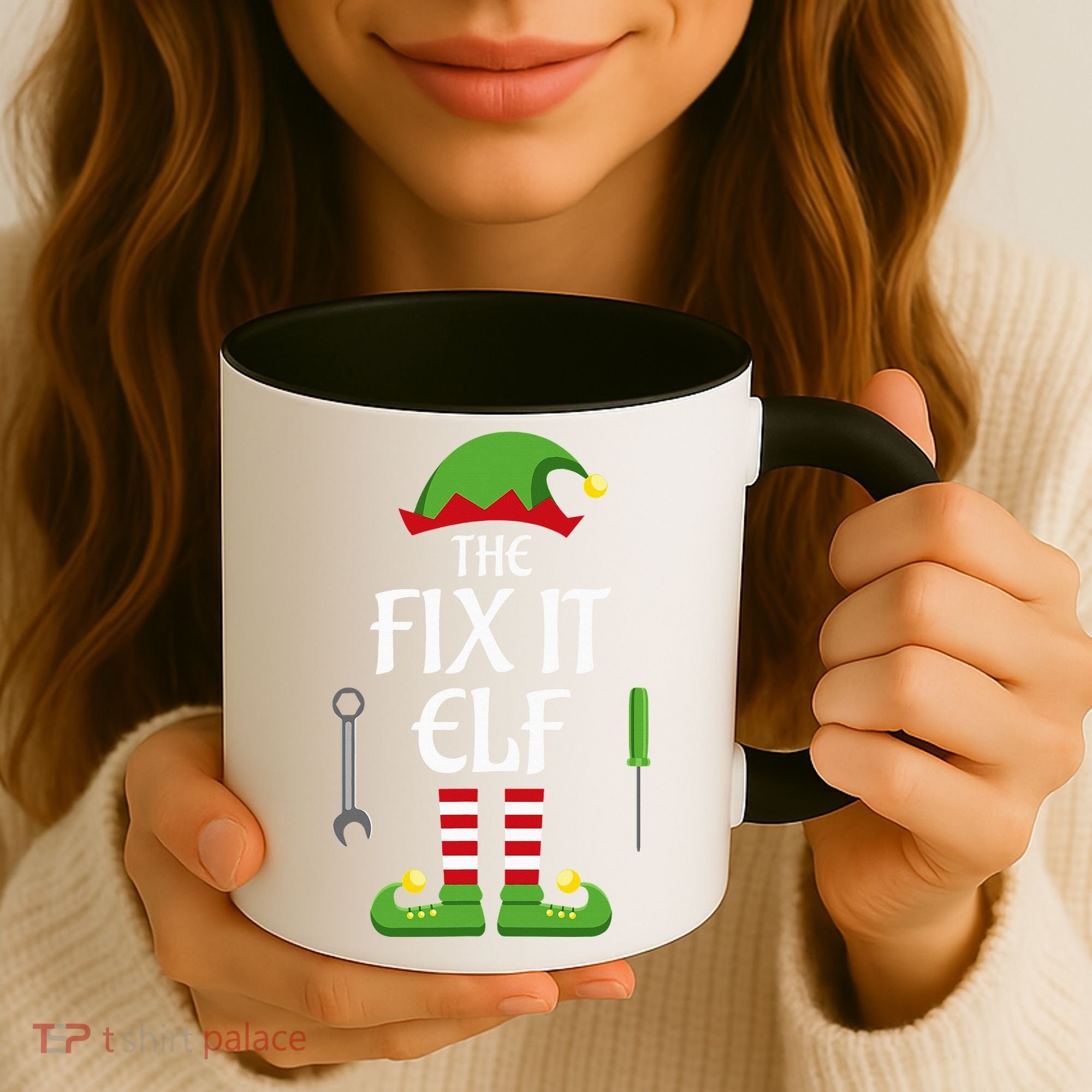 Fix It Elf Family Matching Group Christmas Coffee Mug