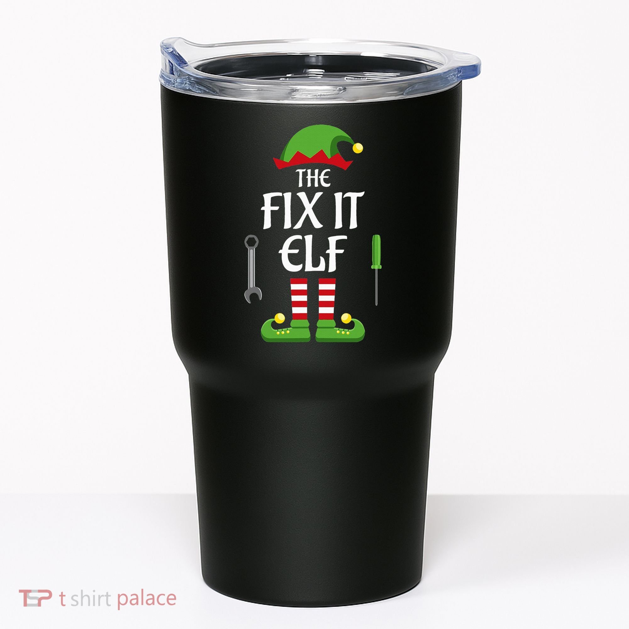 Fix It Elf Family Matching Group Christmas Tumbler