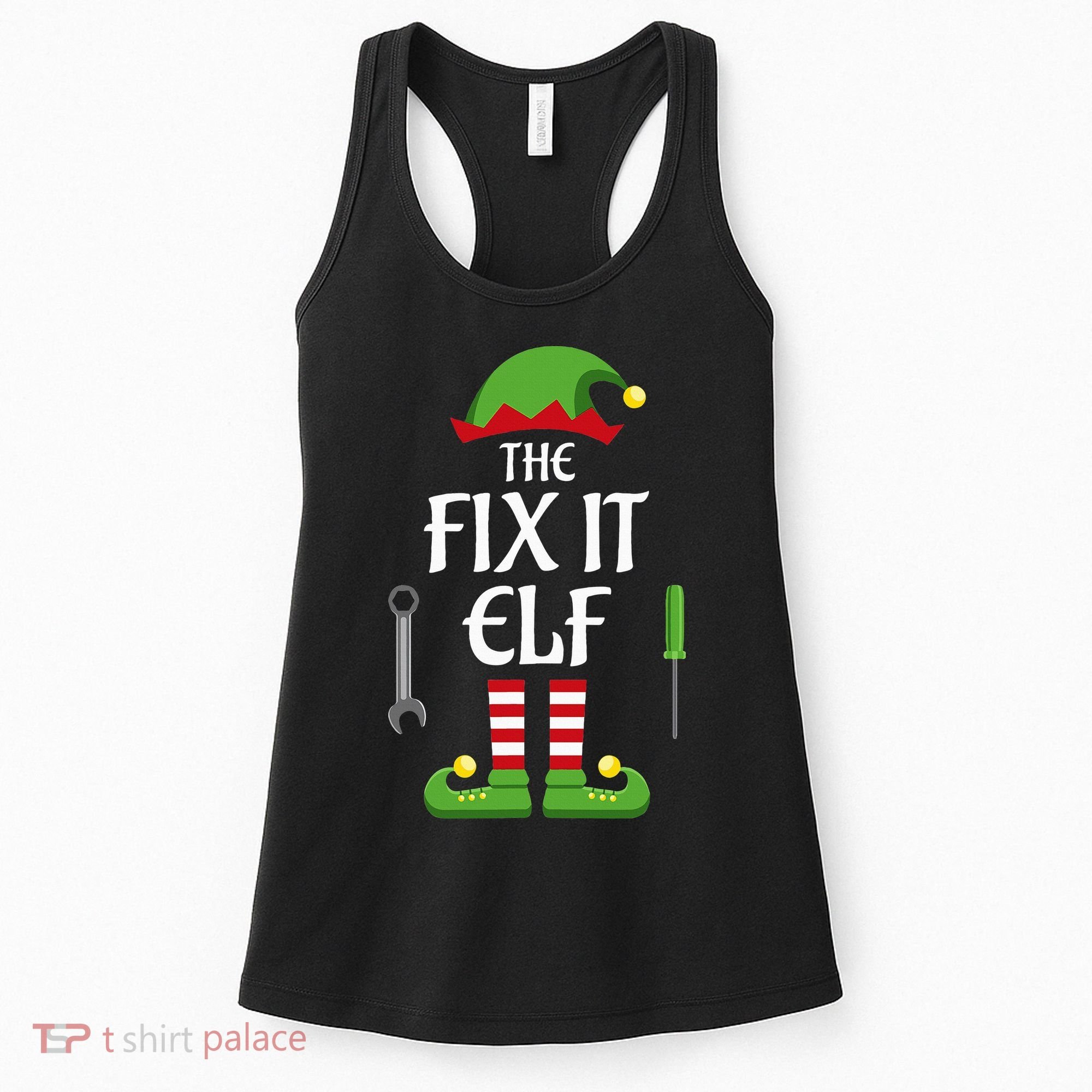 Fix It Elf Family Matching Group Christmas Women's Tank Top