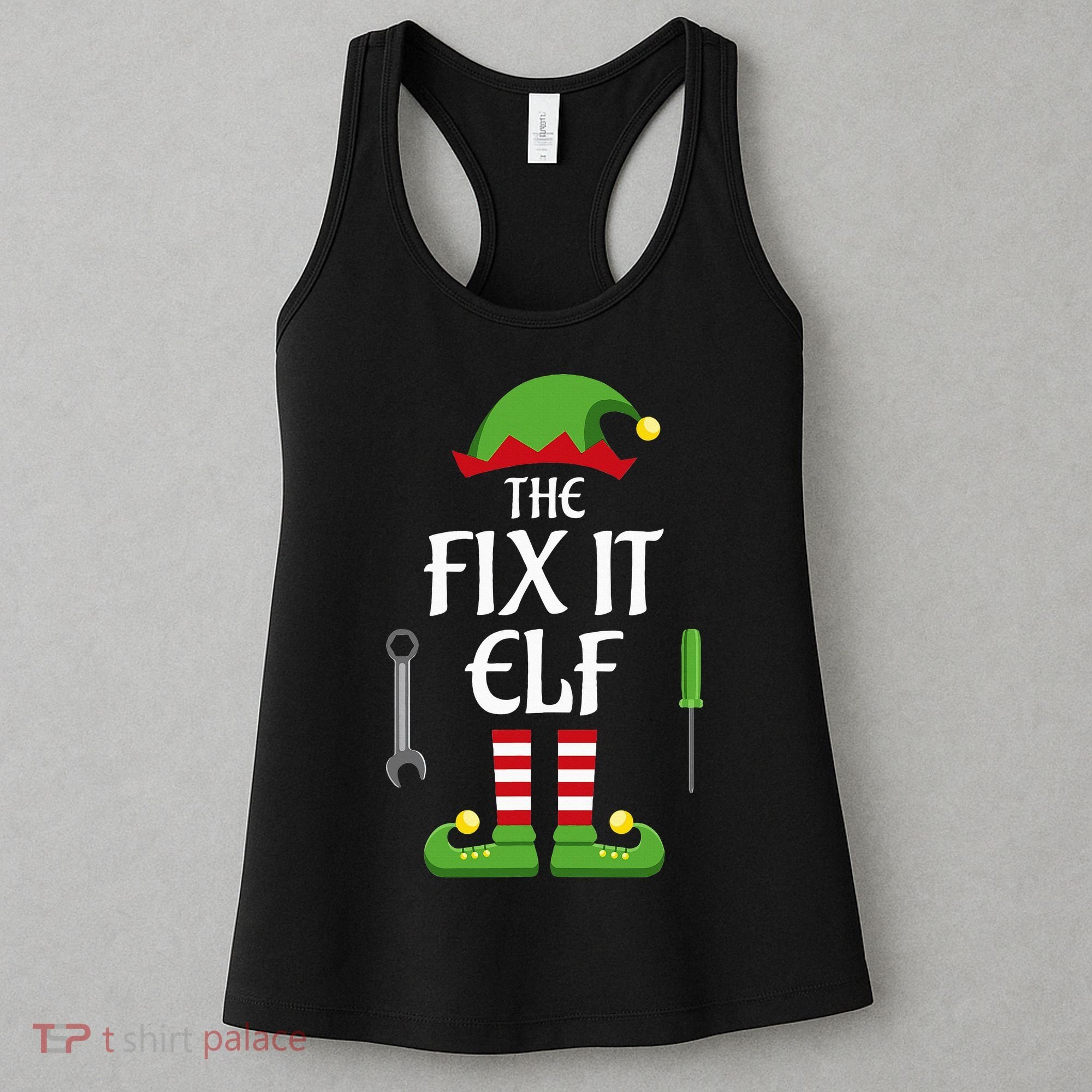 Fix It Elf Family Matching Group Christmas Women's Tank Top