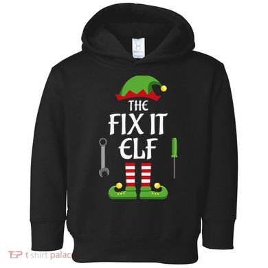 Fix It Elf Family Matching Group Christmas Toddler Hoodie