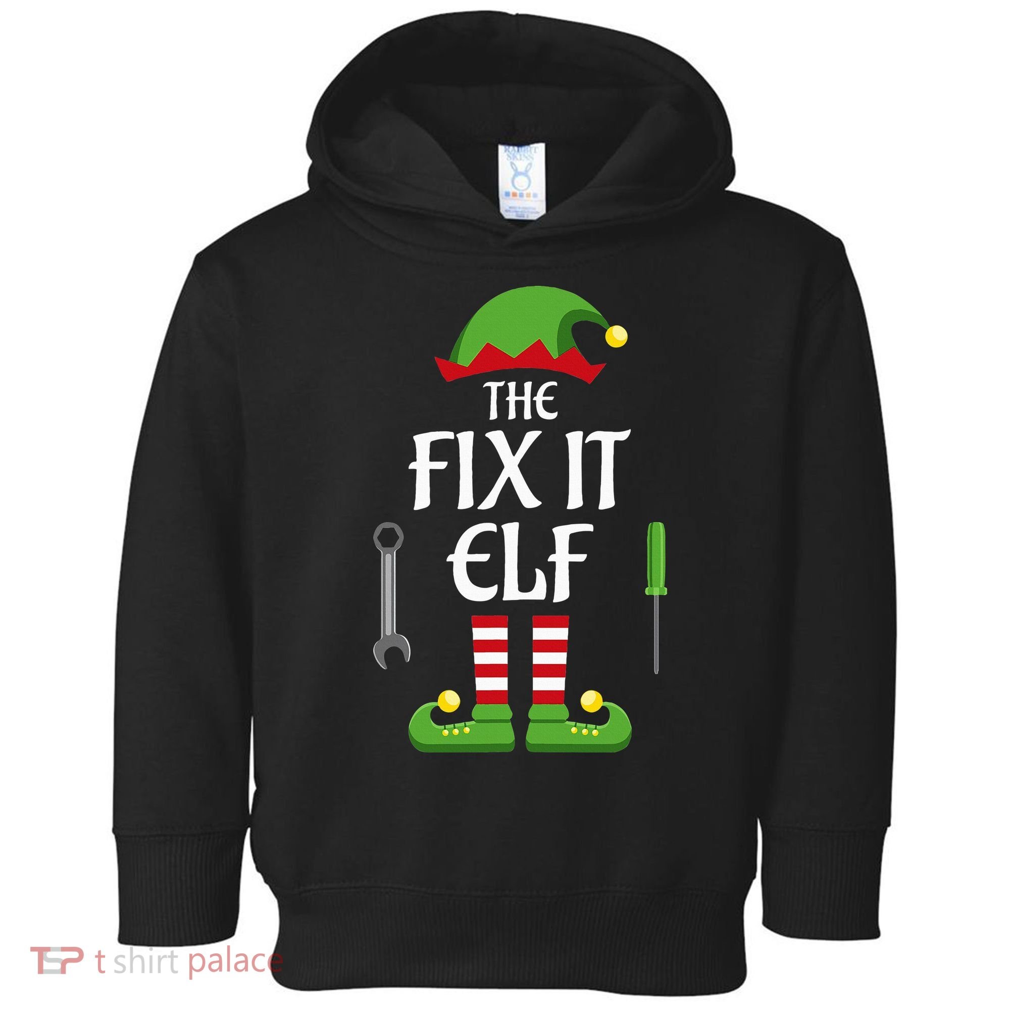 Fix It Elf Family Matching Group Christmas Toddler Hoodie