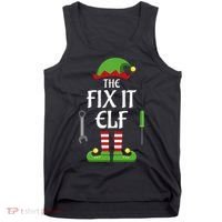 Fix It Elf Family Matching Group Christmas Tank Top thumb 0