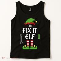 Fix It Elf Family Matching Group Christmas Tank Top thumb 2