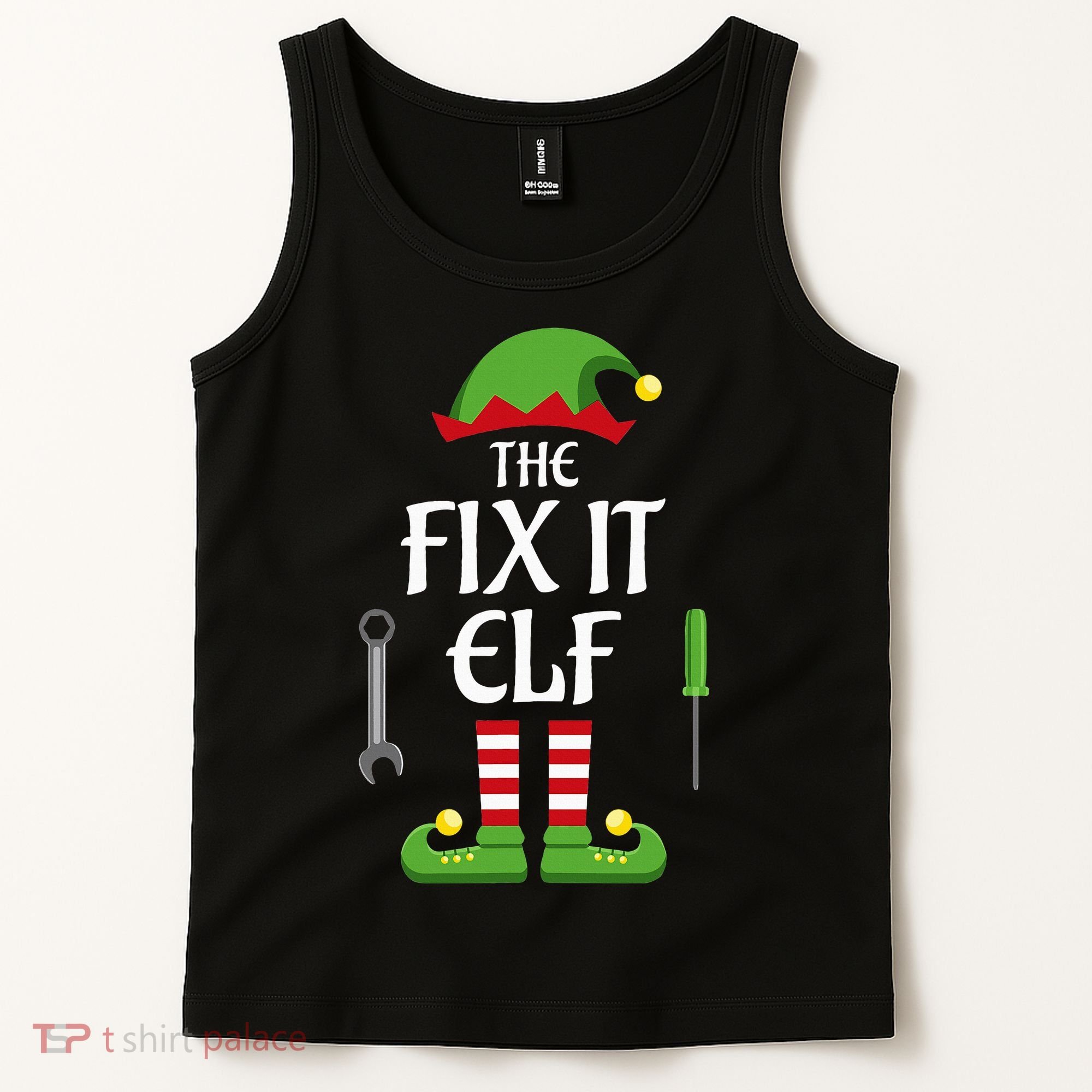 Fix It Elf Family Matching Group Christmas Tank Top