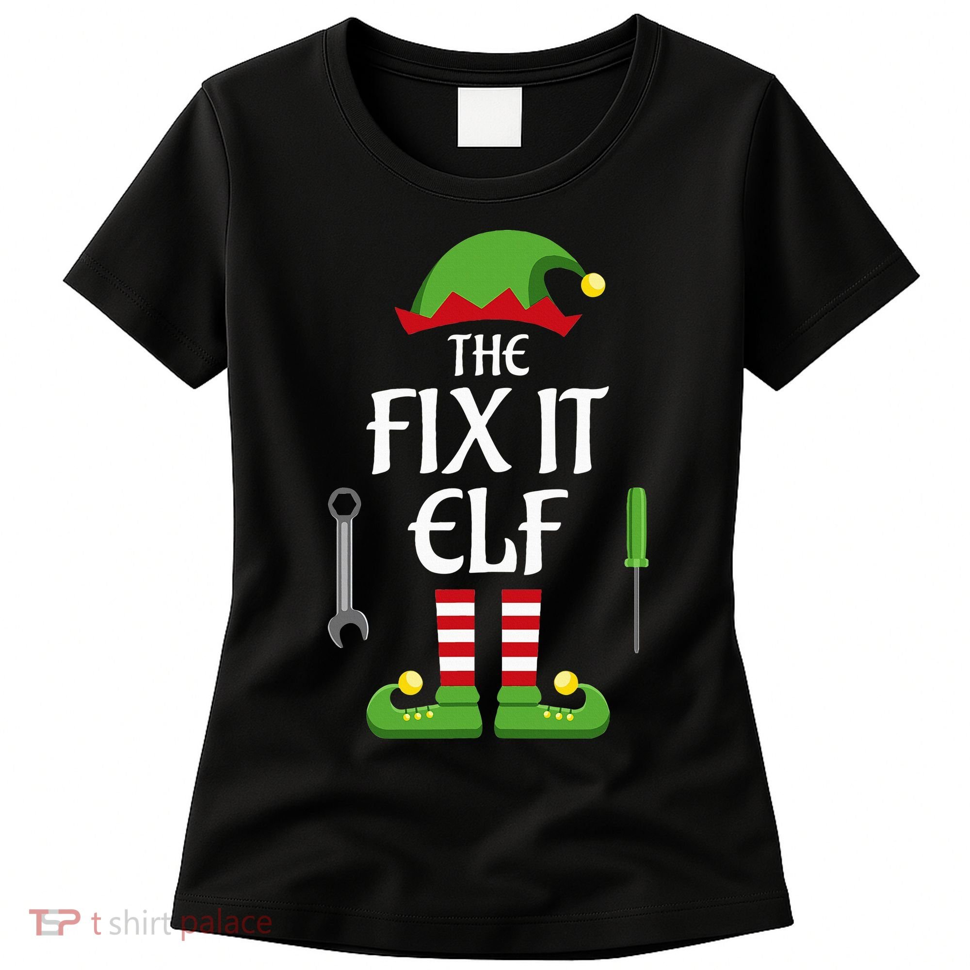 Fix It Elf Family Matching Group Christmas Women's T-Shirt