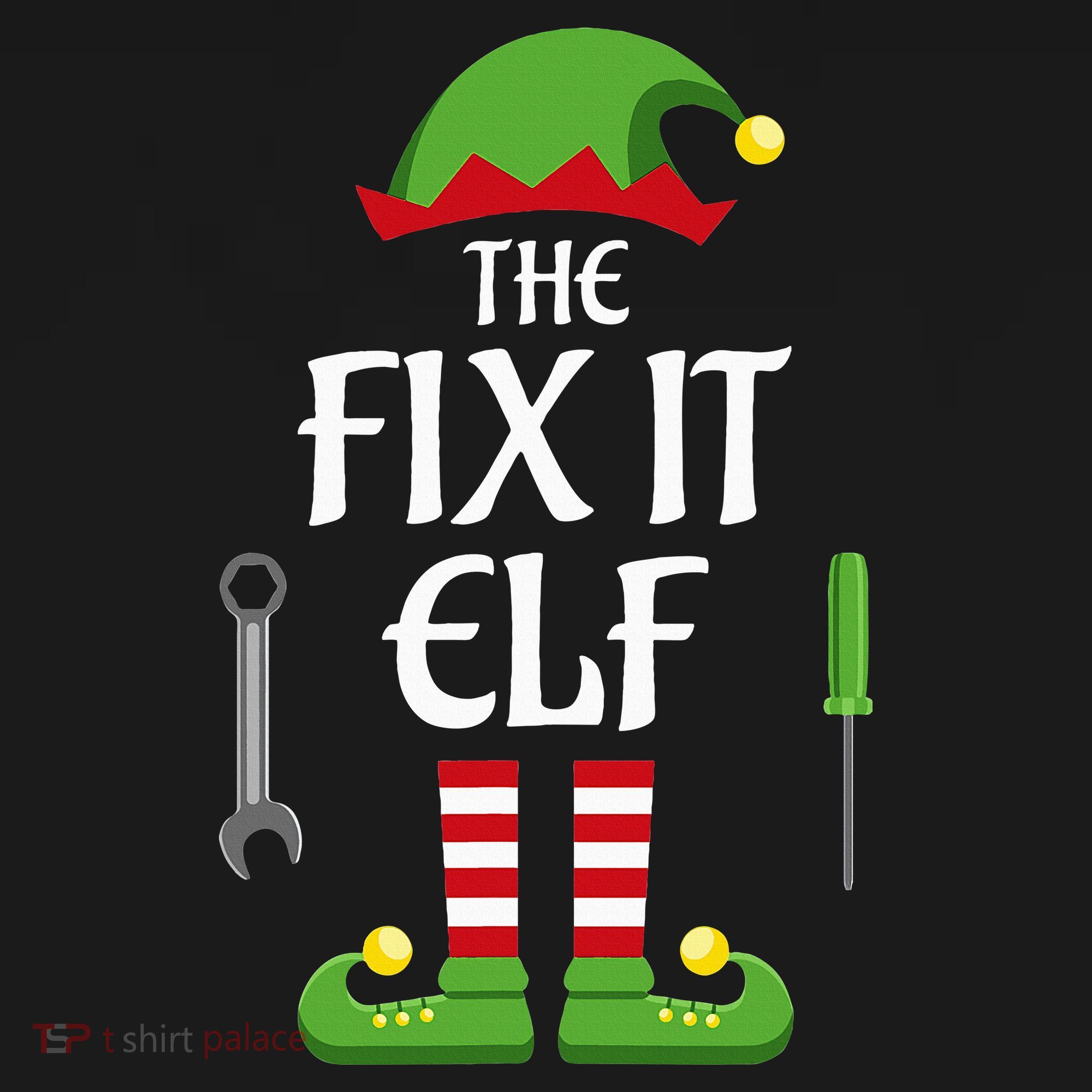 Fix It Elf Family Matching Group Christmas Kids Sweatshirt