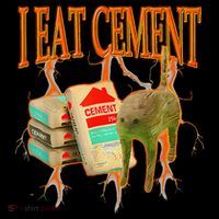 Funny I Eat Cement Cursed Cat Oddly Specific Dank Meme Toddler Hoodie thumb 2