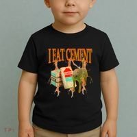 Funny I Eat Cement Cursed Cat Oddly Specific Dank Meme Toddler T-Shirt thumb 2