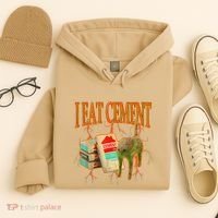Funny I Eat Cement Cursed Cat Oddly Specific Dank Meme Hoodie thumb 4