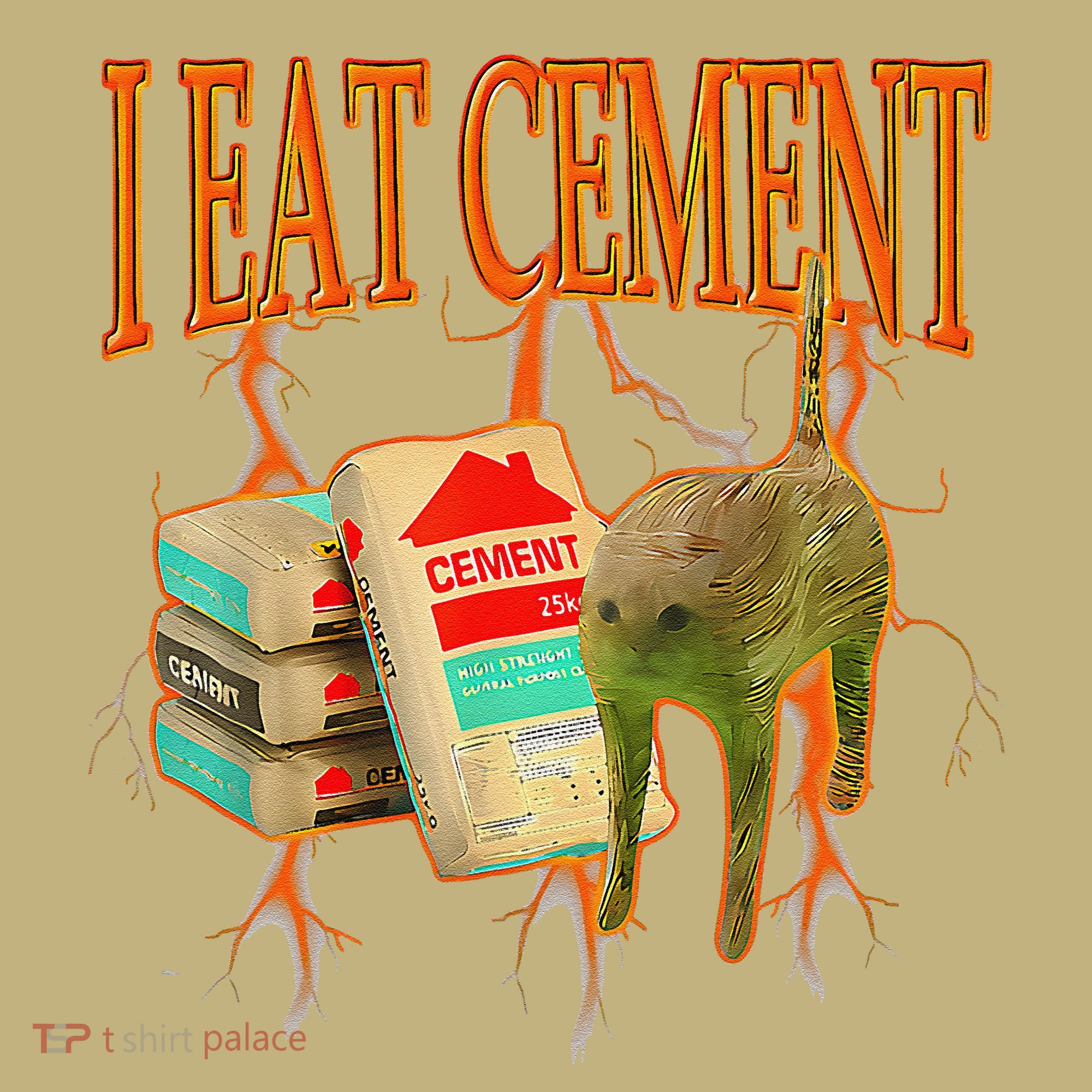 Funny I Eat Cement Cursed Cat Oddly Specific Dank Meme Hoodie