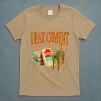 Funny I Eat Cement Cursed Cat Oddly Specific Dank Meme T-Shirt thumb 5