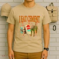 Funny I Eat Cement Cursed Cat Oddly Specific Dank Meme T-Shirt thumb 6