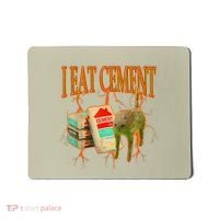 Funny I Eat Cement Cursed Cat Oddly Specific Dank Meme Mousepad thumb 0