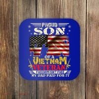 Freedom Isn't Freegreat Giftproud Son Of A Vietnam Veteran Dad Gift Coaster thumb 0