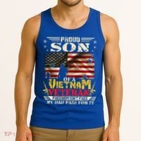 Freedom Isn't Freegreat Giftproud Son Of A Vietnam Veteran Dad Gift Tank Top thumb 3