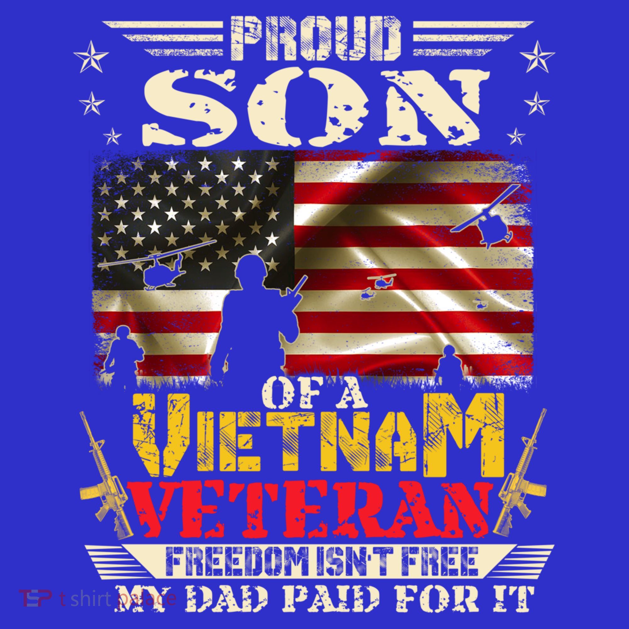 Freedom Isn't Freegreat Giftproud Son Of A Vietnam Veteran Dad Gift Tank Top