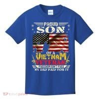 Freedom Isn't Freegreat Giftproud Son Of A Vietnam Veteran Dad Gift Kids T-Shirt thumb 0