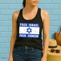 Fuck Israel Fuck Zionism Women's Tank Top thumb 2