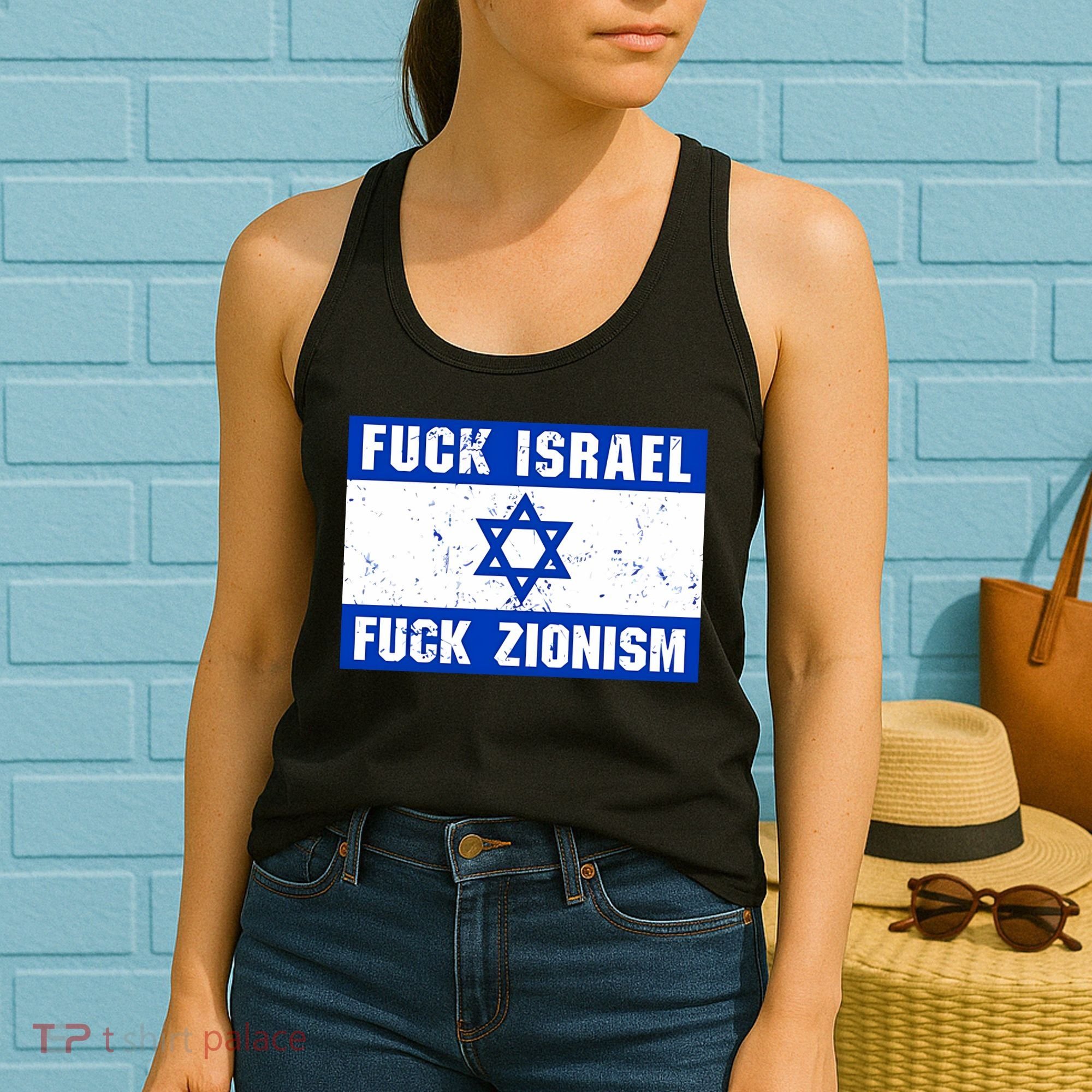 Fuck Israel Fuck Zionism Women's Tank Top