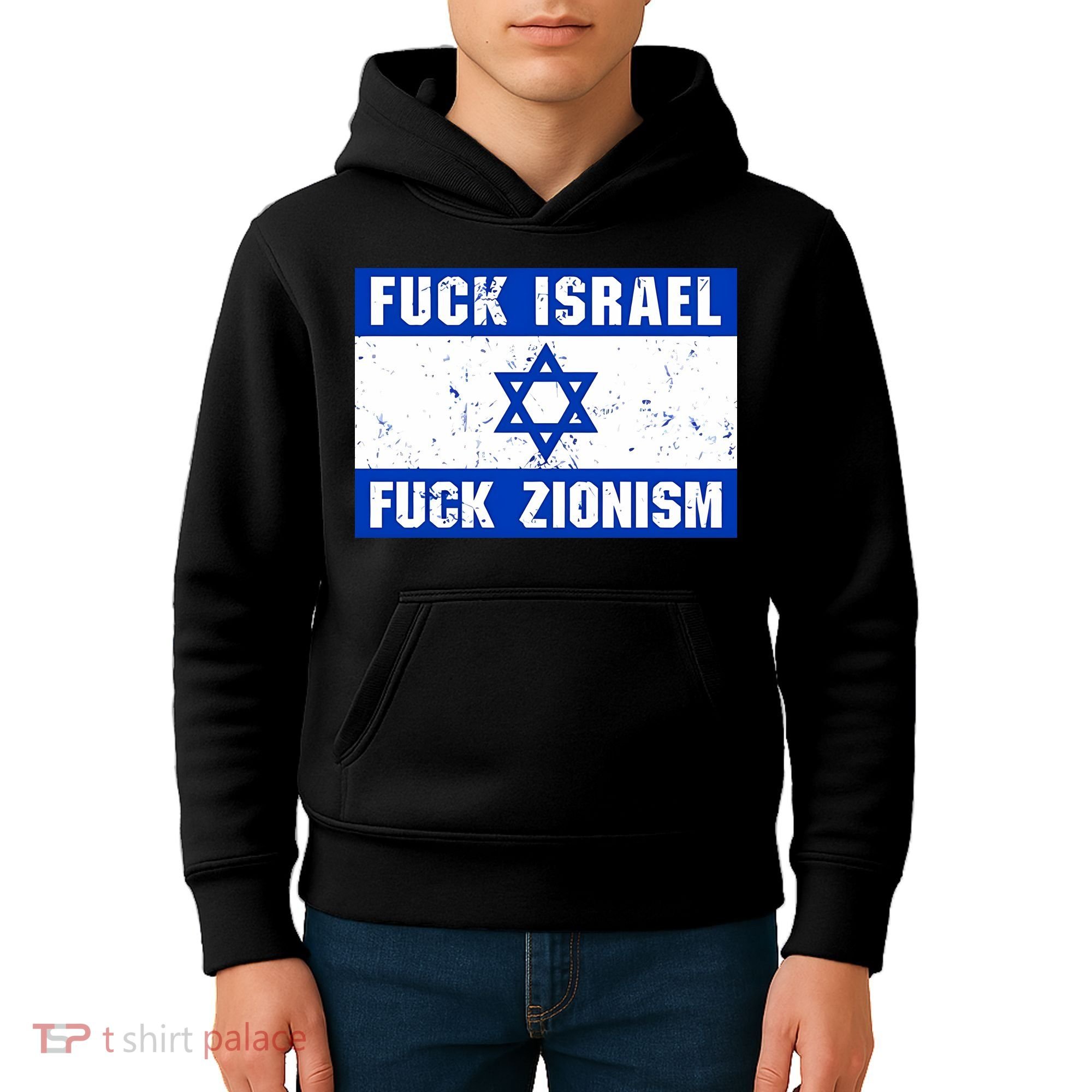 Fuck Israel Fuck Zionism Kids Hoodie