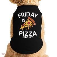 Funny Italian Food Pizza Lover Doggie Tank thumb 0