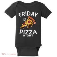 Funny Italian Food Pizza Lover Baby Bodysuit thumb 0