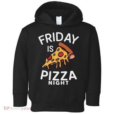 Funny Italian Food Pizza Lover Toddler Hoodie