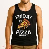 Funny Italian Food Pizza Lover Tank Top thumb 3