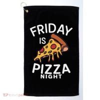 Funny Italian Food Pizza Lover Golf Towel thumb 0