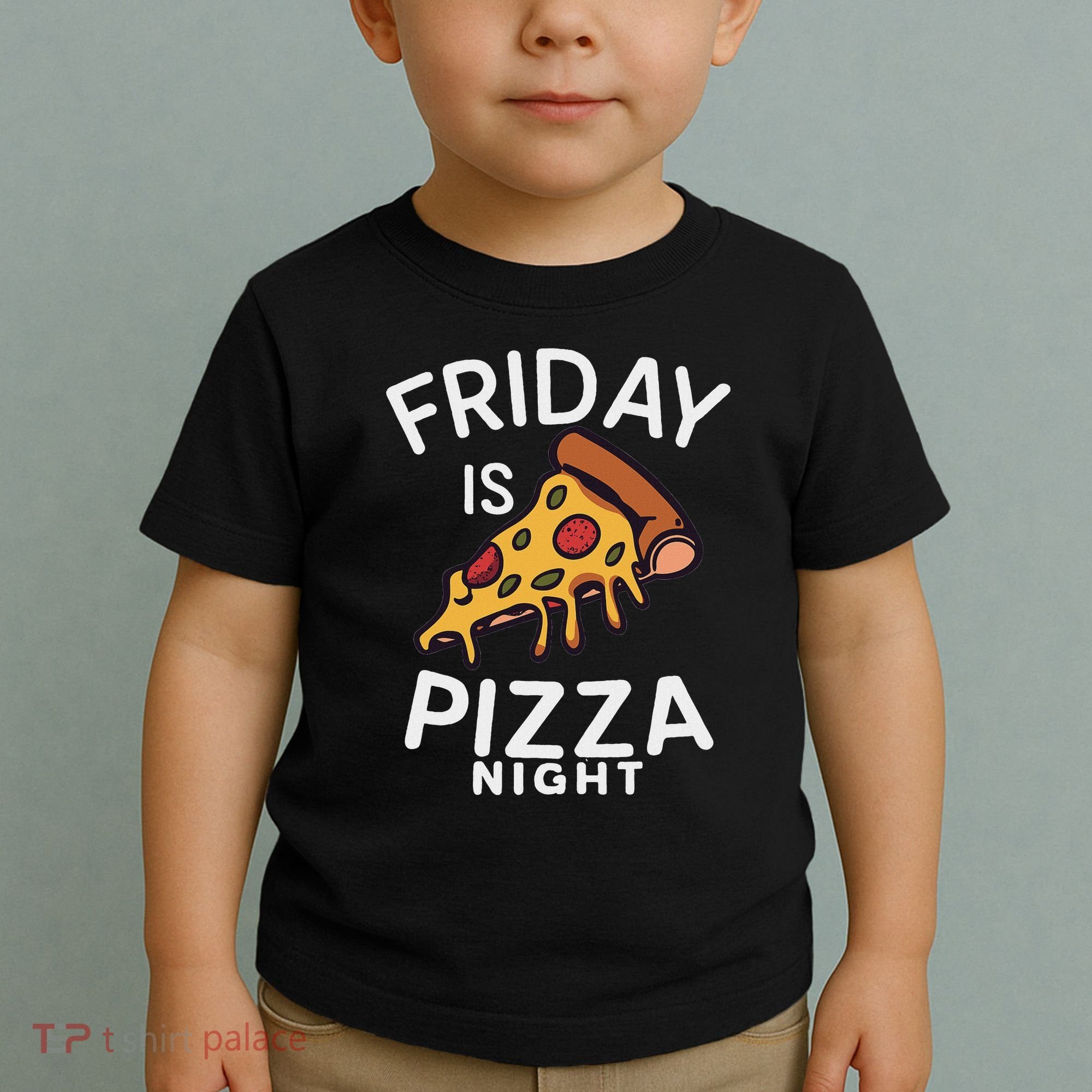 Funny Italian Food Pizza Lover Toddler T-Shirt