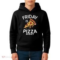 Funny Italian Food Pizza Lover Kids Hoodie thumb 4
