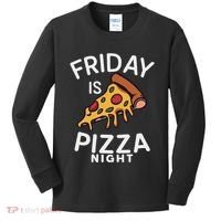 Funny Italian Food Pizza Lover Kids Long Sleeve Shirt thumb 0